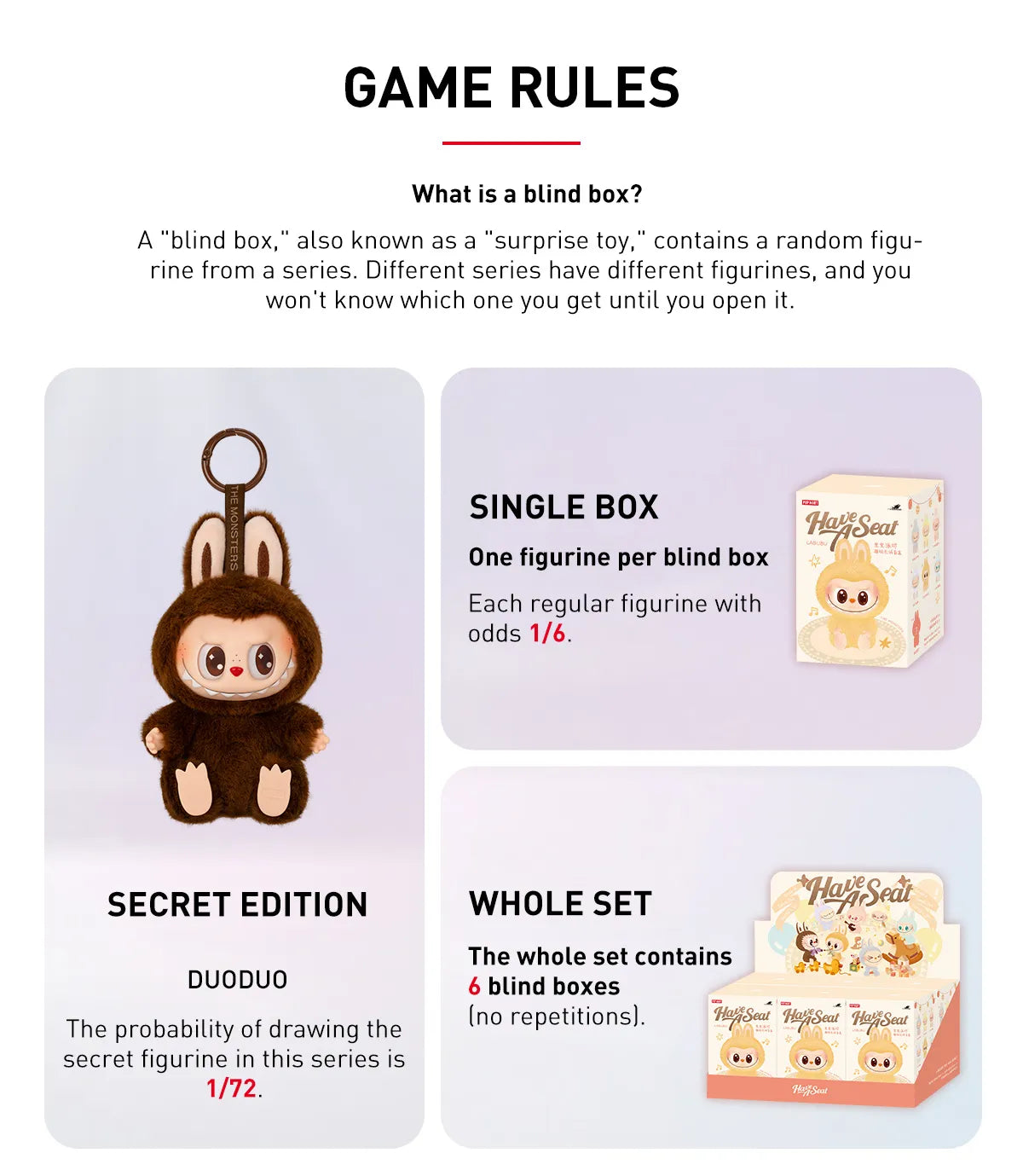 Labubu - Have a Seat Vinyl Plush Blind Box - the monsters